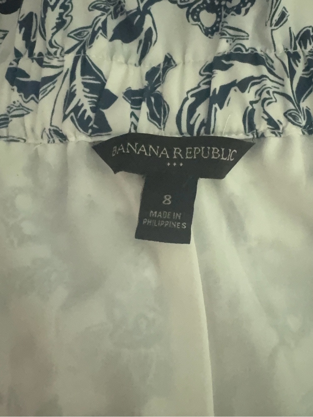 Banana Republic beautiful off the shoulder floral shift dress . Size 8 - Picture 7 of 8